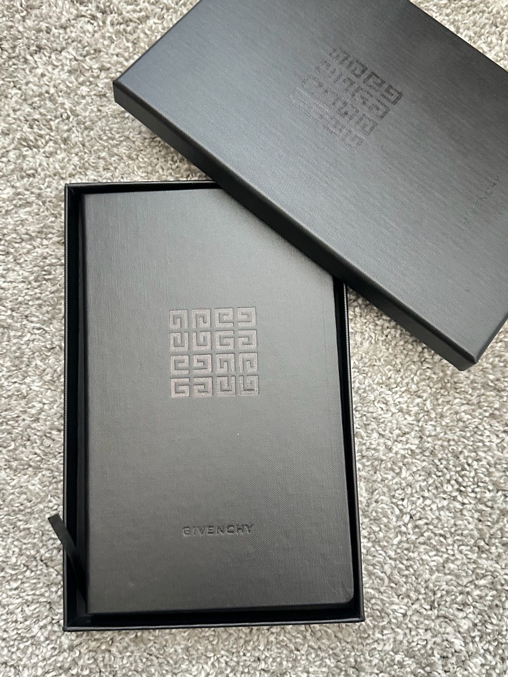Givenchy Black Embossed Logo Presentation Box